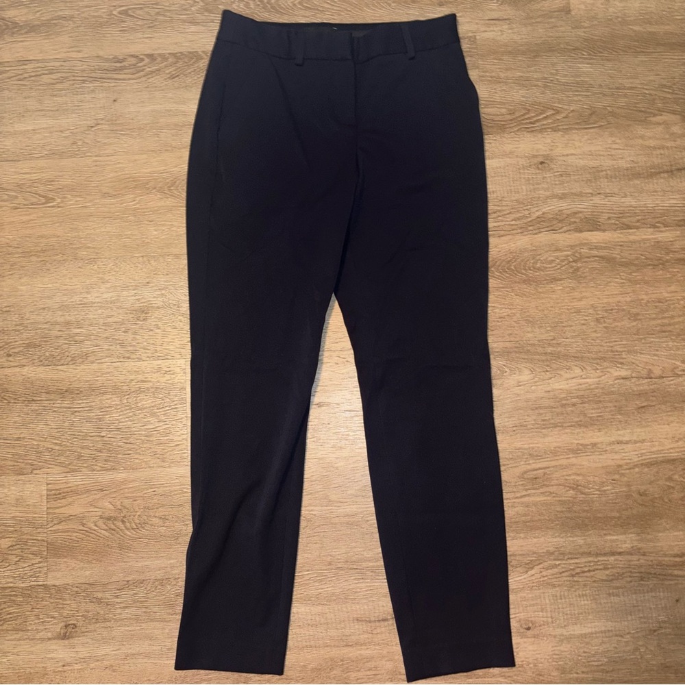Express Columnist Ankle Mid Rise Women’s Dark Navy Dress Pants size 2R - Picture 3 of 4
